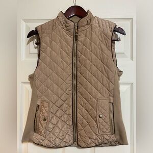 Elegant Tan Women's Vest